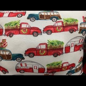 2 for $24 Christmas trucks pillows